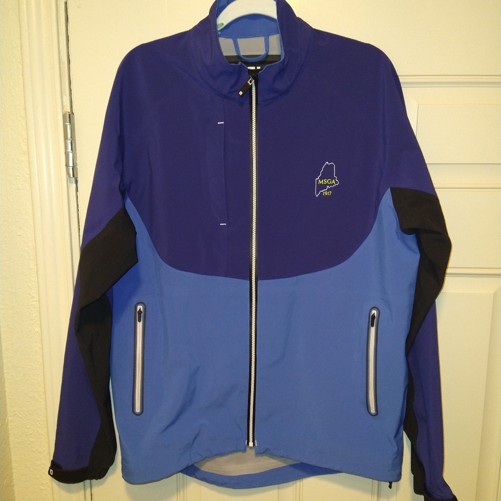 Footjoy Dryjoys Tour LTS Rain Golf Jacket Men’s sz Medium MSGA Logo.